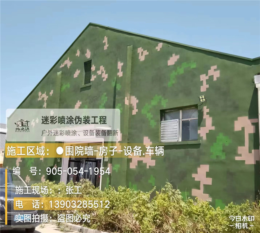 澄迈外墙数码迷彩漆施工报价清单（100㎡标准墙面测算）
